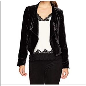 Bcbgmaxazria velvet blazer Lloyd in black